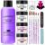 Sphthhpy Set powder and 75ml acrylic nail fluid 4 colors acrylic nail set no UV lamp required suitable for beginners and nail experts 75ml-white