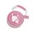 MAM POD pacifier pocket practical for storing 2 nullters pacifier box with Velcro fastener for flexible fastening rabbit 1 piece (1 -pack) pink