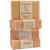 4 Goat Milk Soap Bars with Honey - Handmade in USA. All Natural Soap - Unscented  Fragrance Free  Fresh Goats Milk. Wonderful for Sensitive Skin and Babies. SLS  Paraben  GMO-Free.
