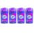 Lady Speed Stick Invisible Dry Antiperspirant & Deodorant Shower Fresh 1.4 Ounce (Pack of 4)
