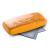 FEFI - Hardcase glasses case in embossed flower design yellow