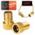 Henmi bicycle valve adapter with key ring French valve adapter SV SCLAVERAND DV Dunlop valve on Auto AV Autoventil adapter French valve with sealing ring