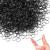 Transparent hair tie Mini Small hair tie Elastic hair tie 300PCs for children's hair wedding hairstyle and more.(Black) black