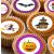 cakes 24 edible PRE CUT Halloween (framed) style kids childrens party decorations Wafer Paper Cupcake Fairy Cake Toppers Multi