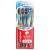Colgate 360 Advanced Floss Tip Toothbrush Soft Toothbrush for Adults 4 Pack