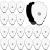 TENS Unit Replacement Pads TENS Unit Pads Snap Electrodes Pads 20Pack Reusable 35-50 Times Self-Adhesive SM Electrodes Pads Snap On Compatible with Belifu TENS EMS Muscle Stimulator Machine 20 Pack