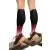 Calf Compression Sleeve Men & Women - Shin Splints Support Footless Compression Socks for Calf Support Achilles Tendon Support Leg Cramps Varicose Veins Maternity Nurses (1 Pair BLK-PNK L/XL)