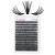 FADLASH Individual Cluster Lashes Extensions 40D 0.07 D Curl 12-18mm Mixed Trays Extensions Individual Cluster Lashes DIY Eyelash Extensions at Home 12-18 mm DH-40D-0.07-D
