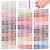 768 Pieces Medium Square Press on Nails Ebanku 32 Colors Fingernails Glossy Fake Nail Colorful Full Cover Artificial False Nail Acrylic Nail Tip Kit for Diy Nail Art Decorations