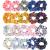 MOSOTECH 20 Pieces Hair Ties Stylish Chiffon Hair Tie Scrunchies Elastic Rubber Bands Hairband for Women & Girls 20 Colors