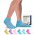 Pembrook Diabetic Socks for Women and Men - 6 Pairs Ankle Low Cut Seamless Diabetic Socks Women | Neuropathy Socks for Women | Womens Diabetic Socks Large Bright Colors 2 - 6 Pairs
