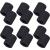 Bememo 12 Pack Sweatbands Sports Wristband Cotton Sweat Band for Men and Women, Good for Tennis, Basketball, Running, Gym, Working Out Black