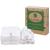 Lorandos 100 % cotton terry frote reusable baby cloths (25x15cm - white) perfume -free washable ultra -like and super absorbent square flannel waves