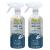 NIAGARA Spray Starch (22 Oz, 2 Pack) Trigger Pump Liquid Starch for Ironing, Non-Aerosol Spray on Starch, Reduces Ironing Time, No Flaking, Sticking or Clogging, Biodegradable Ingredients, Recyclable Original Hold 2 Pack