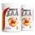 EAA powder 2x500g Ice Tea Peach - 12 500mg of essential amino acids incredibly tasty & refreshing - Complete EAA with all 9 EAAS including Histidin - EAA Vegan Amino acids Pulver - Amino Workout Drink Peach 500 G (2 SPALL)