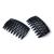 2 x mini insert comb approx. 5.2 x 3 cm black split tooth insert comb made in France (510S) Black 2 pieces (1 pack)