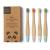 Wild  Stone Organic Baby Bamboo Toothbrush  Four Colours  Soft Fibre Bristles  100 Biodegradable Handle  BPA Free  Vegan Eco Friendly Baby Toothbrushes