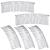 5 Pieces Hair Clip Combs Metal Wire Hair Combs Wire Twist Bridal Wedding Veil Combs (30 Teeth, White K) 30 Teeth White K