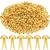 500 Pieces Paper Brass Fasteners Brass Brads Round Fasteners for Kids Craft Art Crafting School Project Decorative Scrapbooking DIY Supplies(Golden,0.3 x 0.6 Inch) Golden 0.3 x 0.6 Inch