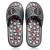 Byriver foot massage slippers Plantar Fasciitis massager shoes for men women acupressure foot massage device with knobs against heel spur relieves back pain (02l) 43-44 black