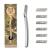 Anymale eyebrow razor with 5 swap blades and blade protection |Dermaplaning |Facial razor for fluffy hair |Face hair remover for women and men |Silver 3. Silver