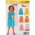 Simplicity U06504A New Look Easy to Sew Sleeveless Girl's Dress Sewing Pattern Kit, Code 6504, Sizes 3-8