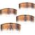 4 Packs Tort Slide Comb Tortoise Shell Side Comb Plain Hair Comb Large Tort Hair Combs Slides 12.5 cm Hair Side Comb Set