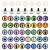 20 Pairs Dragon Eye Safety Eye for Stuffed Animal Doll Making with Washer Craft Eyes Teddy Bear Amigurumi Crochet Toy 10MM