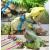 Generic Adjustable Reptile Lizard Harness Leash Adjustable Multicolor Light Soft Fashion (Green)