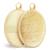 2 pieces of natural luffa sponge peeling-luffa sponge natural loofah body brush laundry peeling sponge shower sponge reusable camping spa kitchen bathroom (beige) yellow