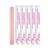 Tammy Taylor Peel 'N' Stick Finger Nail Files | Long-Lasting & Disposable Zebra 100 Grit Files with Emery Board | Replaceable, Travel-Friendly Size | Professional Acrylic Files | 10 Pack 10 Count (Pack of 1) Pink