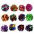 SunGrow Cat Crinkle Balls, 1.5-2 Inches, Lightweight, Ideal for Kittens and Adult Cats 12 Pieces Multicolor