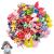 50 Pieces Dog Hair Accessories Pet Hair Clip with Rubber Bands Dog Hair Bows for Small Dogs Cats Puppies Random Color