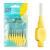 TePe Interdental Brushes | Type: Extra Soft | Yellow | Size 4 (0.7mm) | 8 Count (Pack of 1)