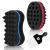 Supaze 3Pcs Hair Sponge Set, Curl Brush Sponge for Hair Men Women, Twist Sponge for Afro Curls with Metal Afro Pick