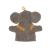 Sterntaler baby unisex washing glove baby Gots play and washing glove elephant eddy - washcloth children baby backstream - gray eddy single