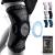 NEENCA Professional Knee Brace, Compression Knee Sleeve with Patella Gel Pad & Side Stabilizers, Knee Support Bandage for Pain Relief, Medical Knee Pad for Running, Workout, Arthritis, Joint Recovery Large Black