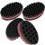 4 Pcs Big and Small Holes Hair Sponge Brushes Afro Coils Hair Curls Brushes Barbers Wave Hair Twist Sponge Brush Double Sides Hairbrushes for Twists and Dreads Home and Barber