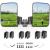 10L0L Golf Cart Mirror No Drilling Side Mirrors Universal for Club Car, EZGO,Yamaha, Folding Side Rear View Mirrors Adjustable 180 Degree HD Glass Side Mirror-No Drilling Required