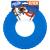 Nerf Dog Rubber Tire Flyer Dog Toy Flying Disc Lightweight Durable Floats in Water Great for Beach and Pool 10 Inch Diameter for Medium/Large Breeds Single Unit Blue Original