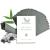EcoFeminii Oil Control Blotting Sheets-100 pcs Natural Papers for Clear Clean and Matte Skin-Added Charcoal for Absorbency-Removal of Facial Oil Sebum & Grease (Medium 6cm x 9cm)