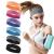QiShang Workout sweatbands for Women Head,Sport Hair Bands for Women's Hair Non Slip,Moisture Wicking Headband for Running 6Pack: Black-gray-blue-orange-rose red-purpl