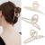 Hair clips women metal hair clip large - thick hair tocess hair gripper slipproof hairpise pearls hair clips rhinestone gold hair claw clips hair clasp for women