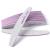 Canvalite 10 PCS Nail File Professional Nail Files Reusable Double Sided Emery Board(100/180 Grit) Nail Styling Tools for Home and Salon Use Half moon 10 Count (Pack of 1)