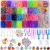 2500+ Rubber Band Bracelet Kit, Loom Bracelet Making Kit for Kids, Rubber Bands Refill Loom Set, Loom Bands Kit,Friendship Bracelet Girls Creativity Birthday Gift Kits