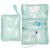 Nesritoy baby diaper bag with diaper pad - diaper bag for on the go with lots of space small diaper bag with elastic (22 * 18cm) mint