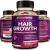 Hair Growth Vitamins for Women | Biotin 10 000mcg Collagen Patented OptiMSM® goMCT® Saw Palmetto | Naturally Regrow Stronger & Healthier Hair Skin and Nails | Stops Hair Loss | 60 Day Supply
