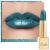 Oulac Halloween Green Metallic Glitter Lipstick Shine High Impact Lipcolor Long Lasting Lip Stick Soft and Ultra Moisture Vegan & Cruelty-Free Full-Coverage Lip Color 4.3 g/0.15 Turquoise(20)