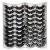 Lashes 25mm Fluffy Mink False Eyelashes Long 20 Pairs Dramatic Thick 3D 5D Faux Mink Lashes 4 Styles 25 mm Wispy D Curl Volume Fake Eyelashes Pack by Kmilro A-25mm Lashes-20 Pairs 4 Styles