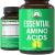 All 9 Essential Amino Acids Supplement. Capsules With 3x More Leucine For Muscle Recovery, Growth. EAA Supplement Better Than BCAA / BCAAS Branched Chain Aminos Acid. USA Tested EAAs For Men + Women
